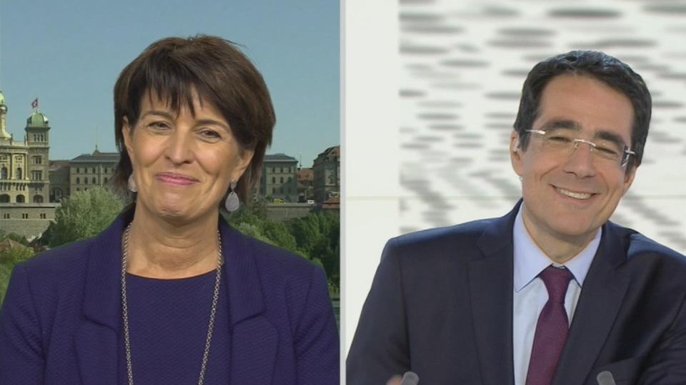 Doris Leuthard: "Je ne fais peur à personne" en politique