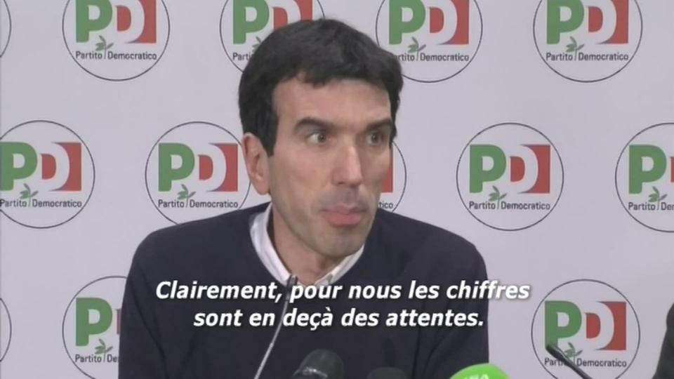 Le Parti démocrate italien admet sa défaite