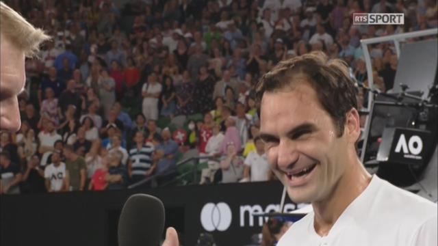 Messieurs, 3e tour: l’interview de Roger Federer après sa victoire face à Gasquet