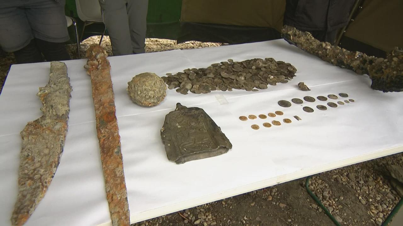 Trésor archéologique découvert au fond du Danube