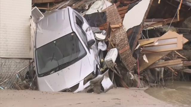 Lourd bilan après les pluies au Japon