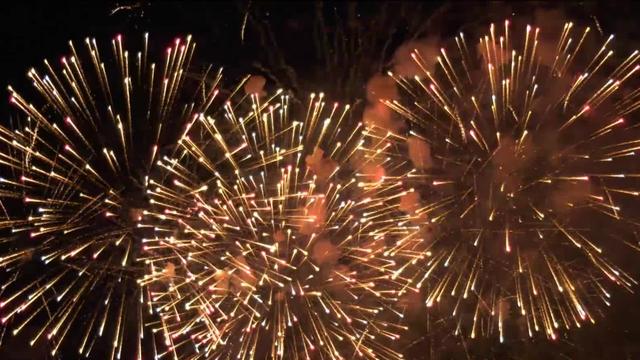 Les feux d'artifices de Genève réjouissent 400'000 paires d'yeux. un spectable pyrotechnique haut en couleurs