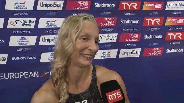 Natation, 200m 4nages dames: la première réaction de Maria Ugolkova après sa médaille de bronze