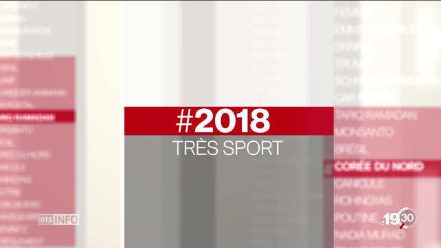 Revue 2018 de l'actualité sportive de l'année.