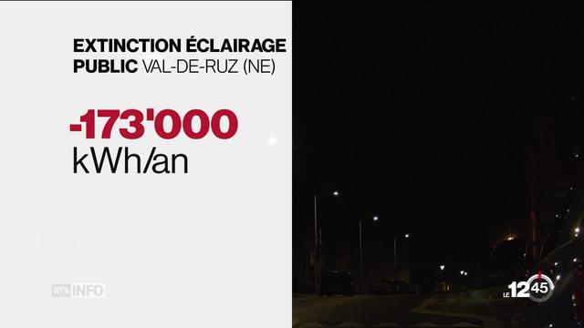 Le Val-de-Ruz s'apprête à devenir la plus grande commune du pays à éteindre son éclairage public la nuit dès la fin 2019.