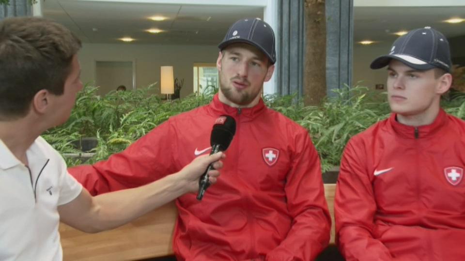 Hockey sur glace, interview croisée de Tristan Scherwey et Grégory Hofmann : partie 1