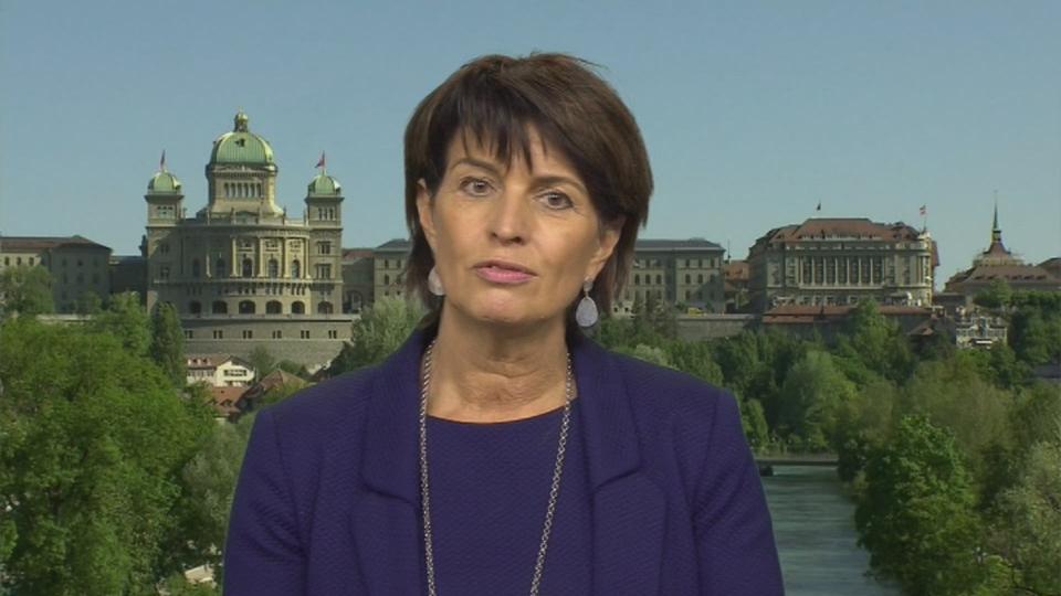 Doris Leuthard: "C'est important de sentir où va le vent" en démocratie directe