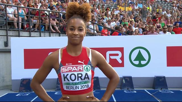Athlétisme, 100m dames: pas de miracle pour Salomé Kora qui s’arrête en ½ finale