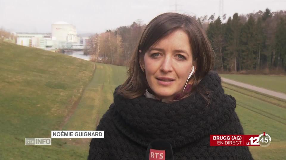 La centrale nucléaire de Beznau 1 peut redémarrer: les explications de Noémie Guignard, à Brugg (AG)