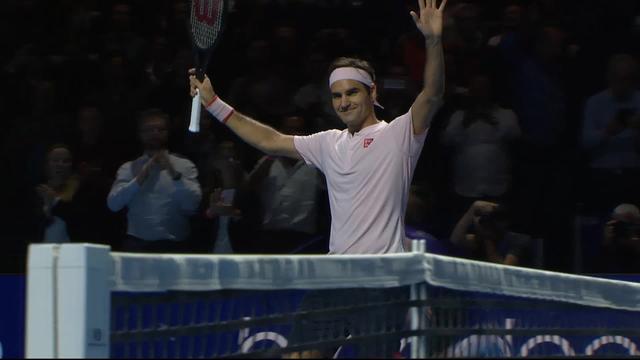 1-2, R. Federer (SUI) - D. Medvedev (RUS) (6-1, 6-4): Federer se qualifie pour la finale