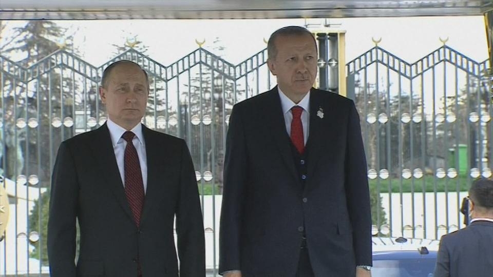 Rencontre entre Vladimir Poutine et Recep Erdogan