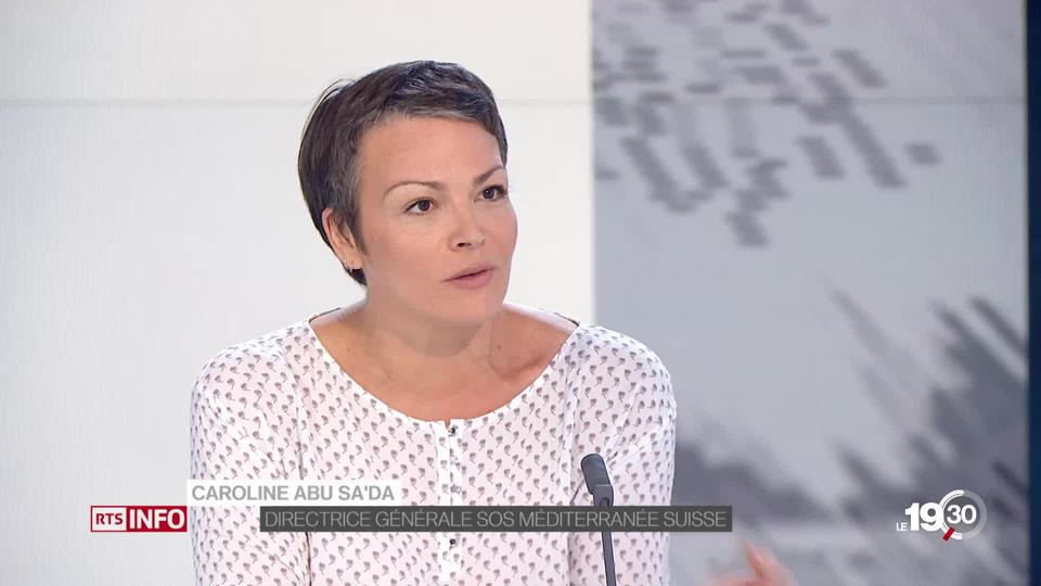 Caroline Abu Sa'da directrice de SOS Méditerrannée Suisse La décision d'aider l'aquarius reste politique ! Elle attend de voir