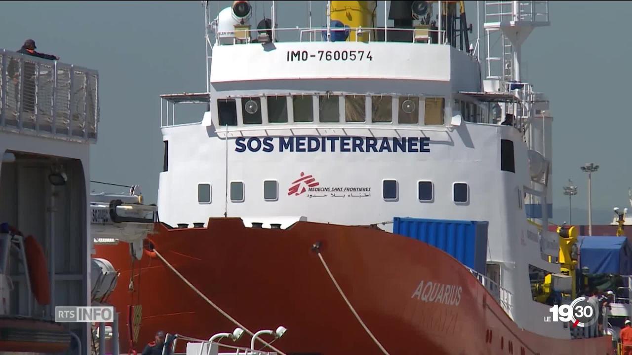 Le navire humanitaire affrété par SOS Méditerranée et Médecins sans frontières restera encore à quai