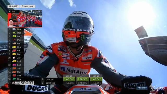 Moto: Thomas Lüthi au tapis, Jorge Lorenzo triomphe