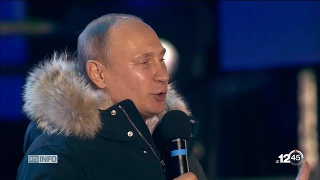 Vladimir Poutine largement réélu à la présidence de la Russie