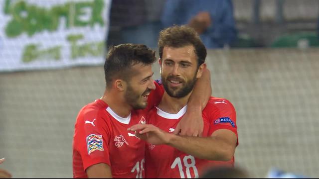 Gr.2, Suisse – Islande (6-0): 83e, Mehmedi inscrit le 6e but suisse bien servi par Zakaria