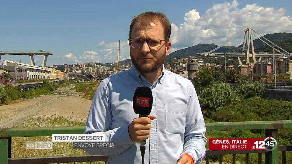 Tristan Dessert, envoyé spécial à Gênes "Les habitants évacués ne savent pas s'ils pourront revenir un jour."