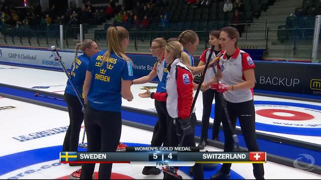 Finale, championnat d'Europe: la Suède s'impose sur le fil face à la Suisse 5-4