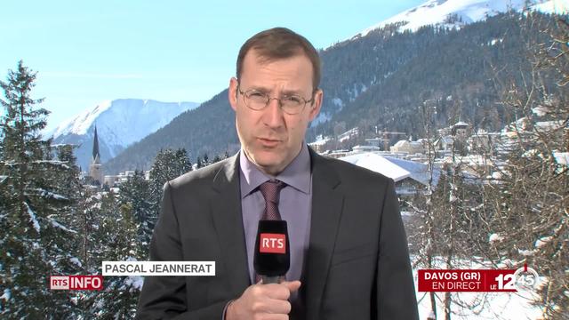 WEF - Merkel - Macron: les précisions de Pascal Jeannerat, à Davos