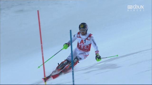 Schladming (AUT), slalom masculin, 1re manche: Marcel Hirscher (AUT)