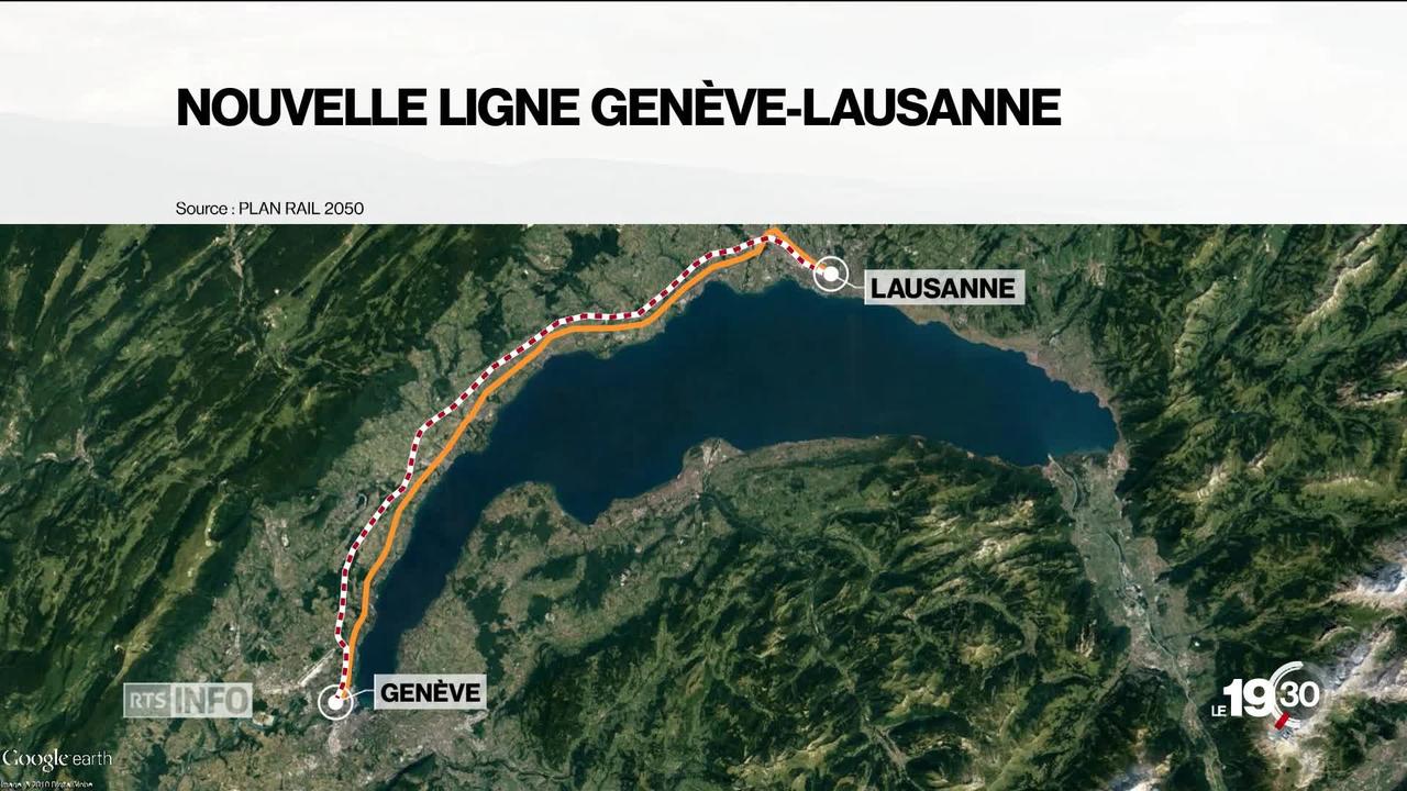 CFF Gen?ve - Lausanne: une nouvelle ligne le long de l'autoroute fait partie des options pour renforcer cet axe