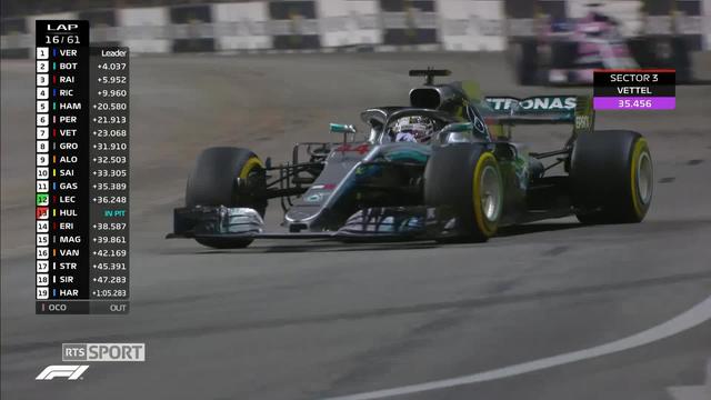 Formule 1, GP de Singapour: Lewis Hamilton s'impose