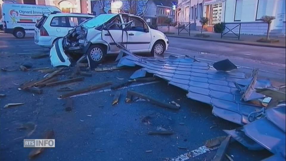 Les dégâts de la tempête Eleanor en France