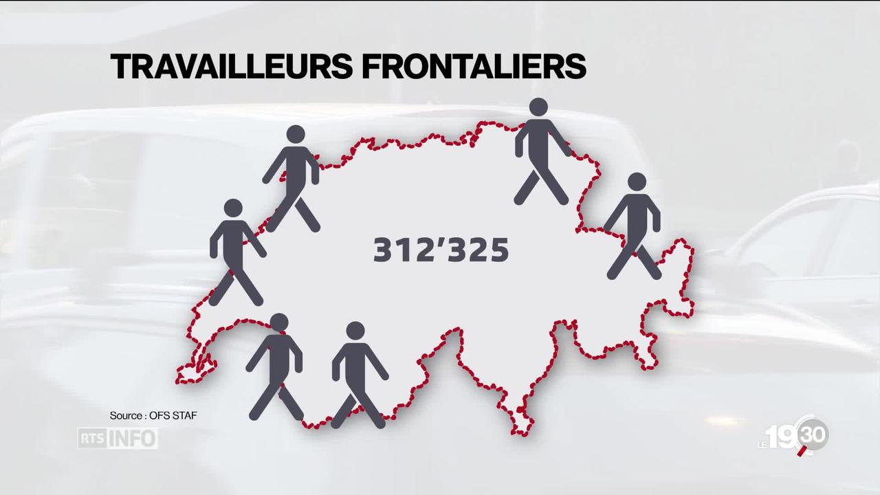 Pour la première fois depuis 20 ans, le nombre de travailleurs frontaliers est en baisse en Suisse.