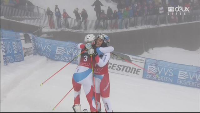 Oslo (NOR), slalom parallèle féminin, demi-finale: le duel des Suissesses gagné par Holdener