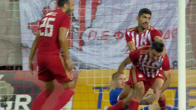 3e tour, Olympiakos - Lucerne 1-0: 10e Christodoulopoulos ouvre le score pour les Grecs