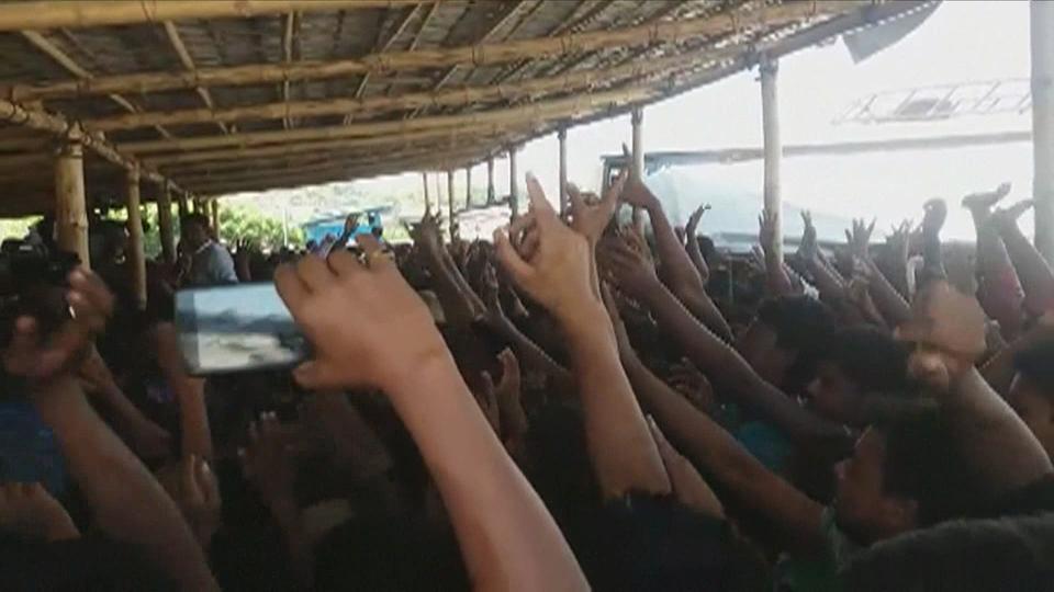 Manifestation de Rohingyas