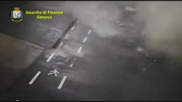 Les images de l'effondrement du pont de Gênes