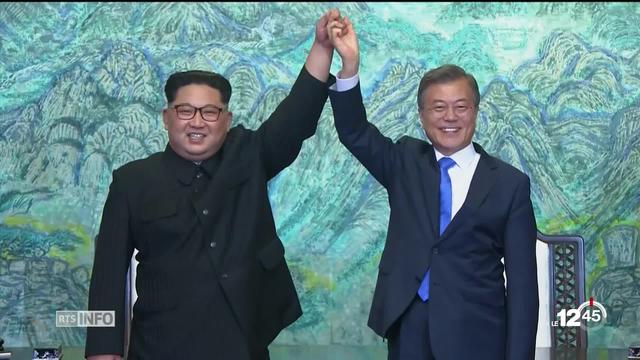 Sommet intercoréen: Kim et Moon s'engagent à une "dénucléarisation complète"