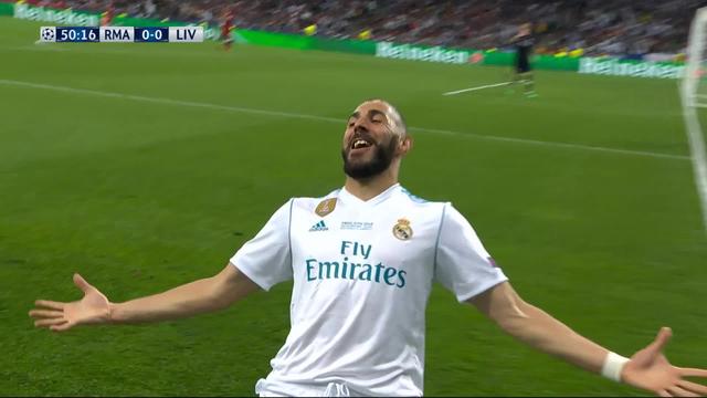 Finale, Real Madrid - Liverpool 1-0: immense bourde de Karius qui offre le 1-0 à Benzema