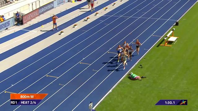 Athlétisme, 800m dames: Lore Hoffmann passe en ½