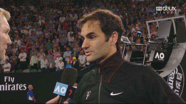 Messieurs, 1-4: l’interview de Roger Federer après sa victoire face à Berdych
