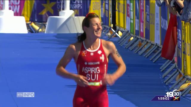 Triathlon: Nicola Spirig est championne d'Europe pour la 6e fois