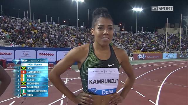 Mujinga Kambundji, 7e du 100m