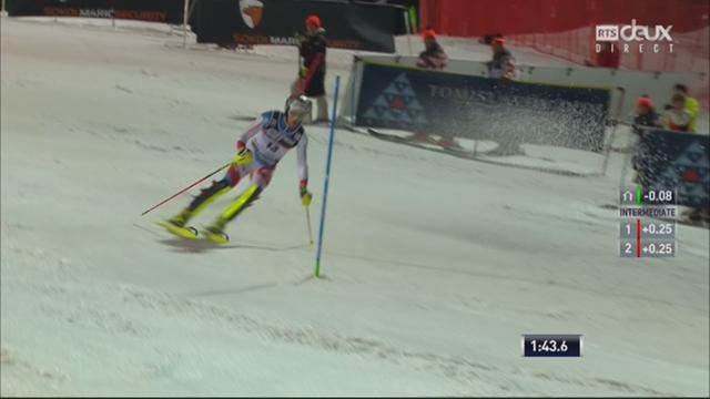 Zagreb (CRO), Slalom messieurs, 2e manche: Daniel Yule (SUI)