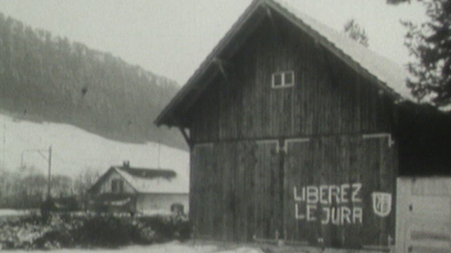 Le Front de libération du Jura apparaît en 1963. [RTS]