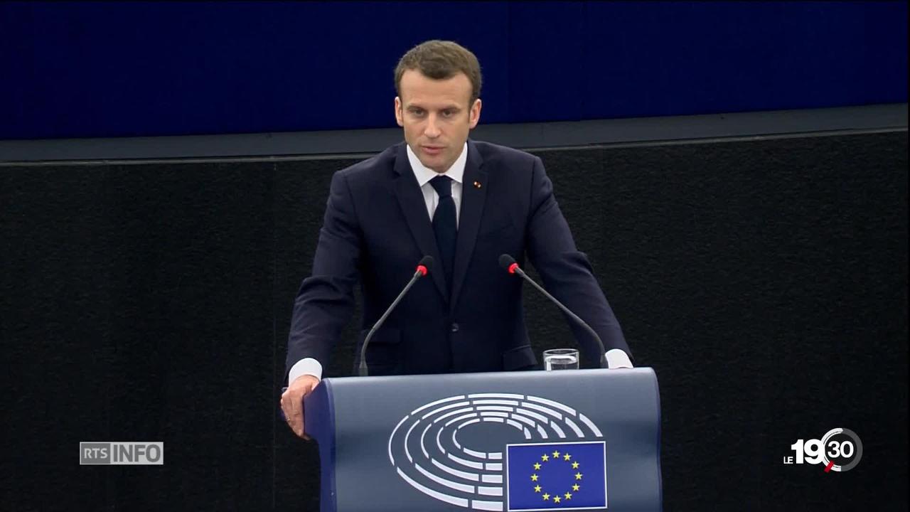 Emmanuel Macron à Strasbourg: plaidoyer pour l'Europe