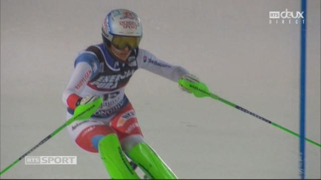 Zagreb (CRO), slalom féminin, 2e manche: Denise Feierabend (SUI)
