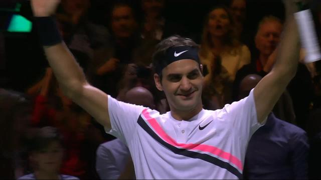 Victoire de Federer (6-3, 7-6)