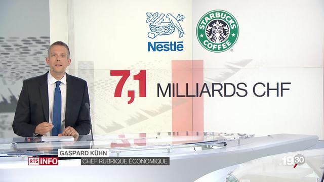 Nestlé débourse plus de 7 milliards de francs pour un partenariat avec Starbucks, un accord gagnant-gagnant