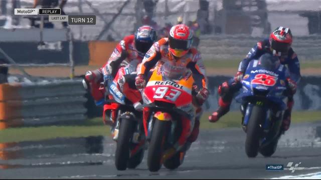 MotoGP, GP de Thaïlande: Marc Marquez (ESP) s'impose sur le fil