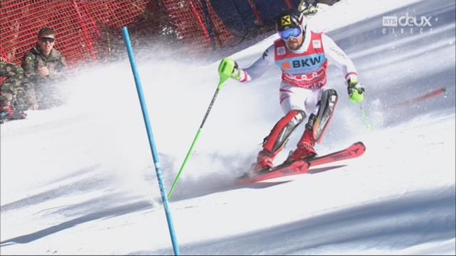 Wengen (SUI), 2e manche de slalom: Marcel Hirscher (AUT) s'impose aisément
