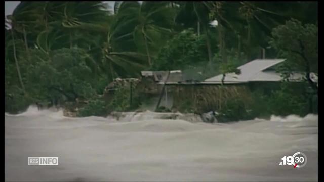 Série sur les réfugiés climatiques. Situation sur les Iles Fidji. La population doit se déplacer à cause de la montée des eaux