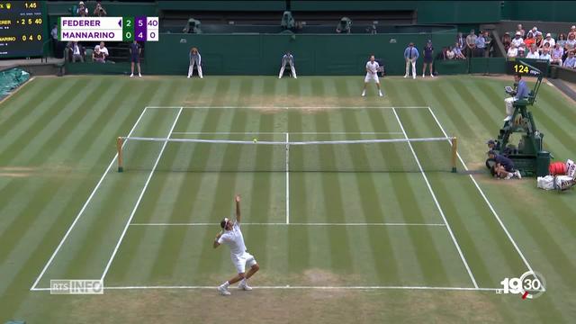 Wimbledon: l'état de grâce se poursuit pour Roger Federer. Il est plus que jamais à l'aise sur son terrain de prédilection