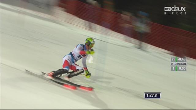 Zagreb (CRO), Slalom messieurs, 2e manche: Ramon Zenhaeusern (SUI)