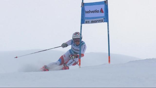 St-Moritz (SUI), qualification du slalom parallèles dames: Michelle Gisin (SUI)